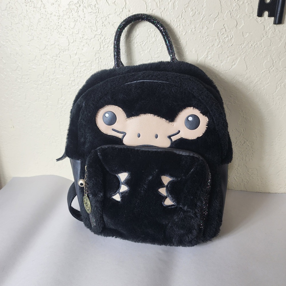 Fantastic Beasts Crimes of Grindelwald Niffler Plush Mini Backpack Black Glitter